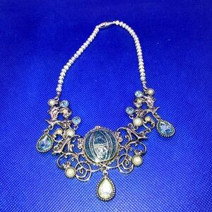 Disney Store Princess Cinderella Cosplay Pumpkin Coach necklace